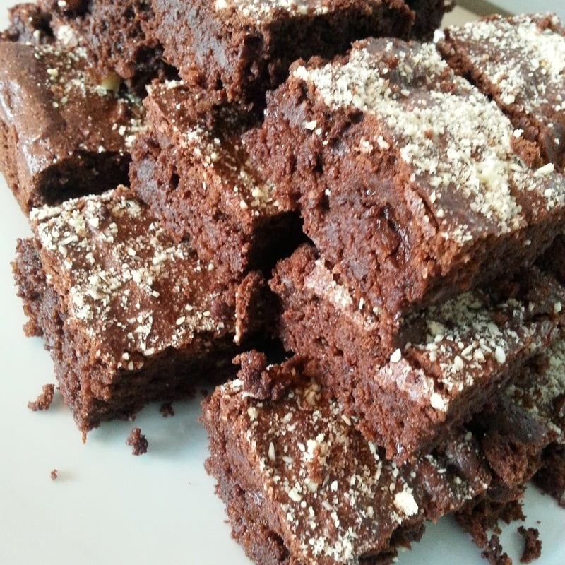 Make your own fudgy brownies at home.